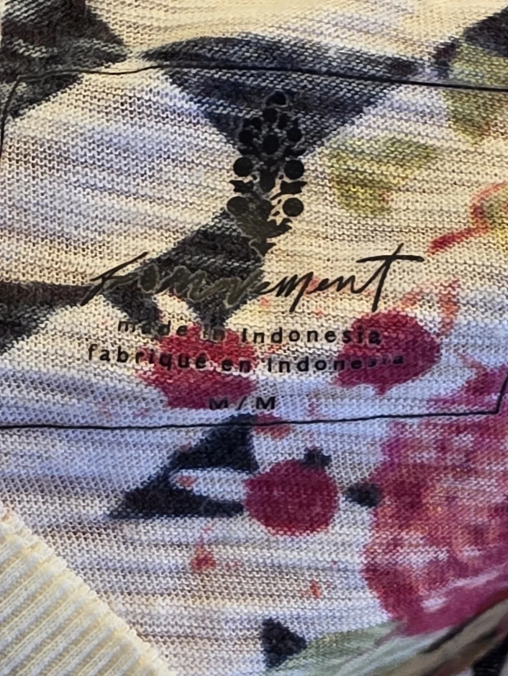 RESERVED!! FP Movement by Free People White Floral Graphic Muscle Tank - Picture 5 of 9